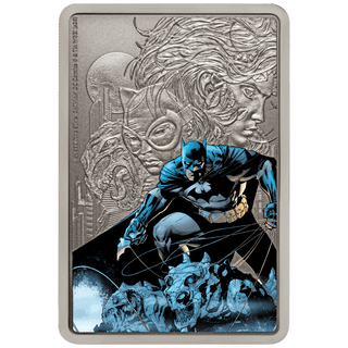 2020 Batman The Caped Crusader HUSH 1 Oz Silver $2 Niue Coin Bar DC Comics JP234