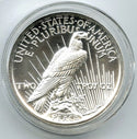 1921 Peace Lady Liberty Motif 999 Silver 2 oz Art Medal Round USA America - B555