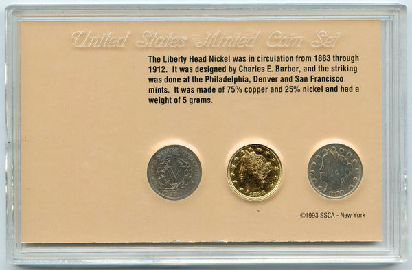 Liberty Head Nickel Collection 1883 - 1908 Racketeer Coin Set - A191