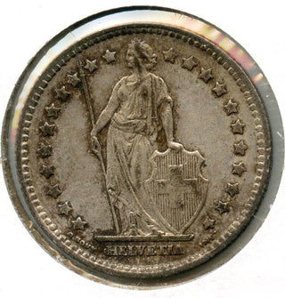1943-B Switzerland Silver Coin 1 Franc - Helvetia - CA68