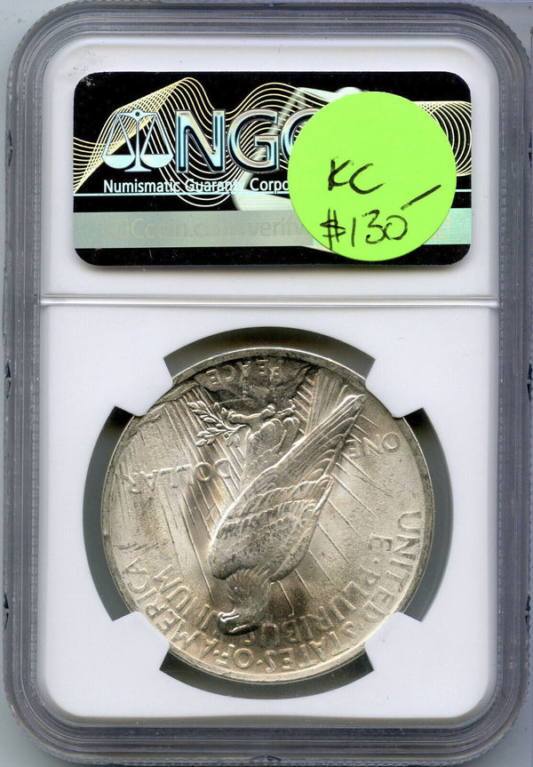 1923 Peace Silver Dollar NGC Certified MS65 - Philadelphia Mint - DM483