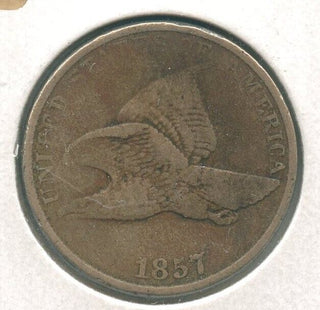 1857 P Flying Eagle Cent 1C Philadelphia Mint Copper Nickle - ER178