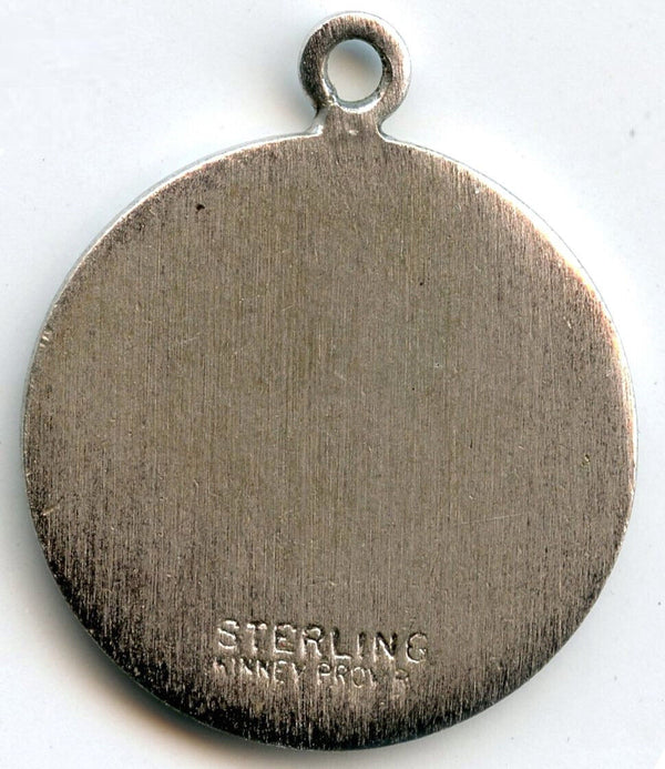 Washington DC Nation's Capital 925 Sterling Silver Pendant Charm Medal - A135