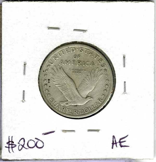1917-D Standing Liberty Silver Quarter -Denver Mint - DM446