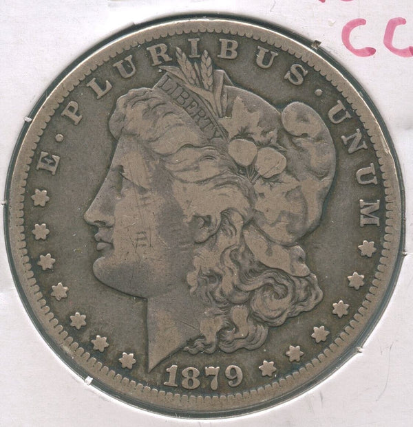 1879-CC Morgan Silver Dollar $1 Carson City Mint - ER969