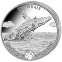 2020 Congo The Whale World's Wildlife 1 Oz 9999 Silver 20 Francs Coin BU - JP160