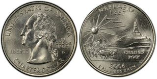 2006-D Nebraska  Statehood Quarter 25C Uncirculated Coin Denver mint 074