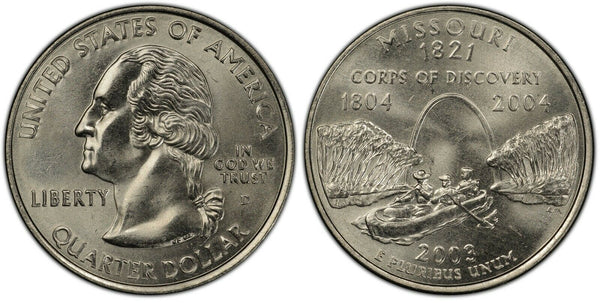 2003-D Missouri Statehood Quarter 25C Uncirculated Coin Denver mint 048