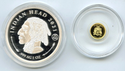 2021 Indian Head Silver 1oz and Barbados 1g Gold -DM628