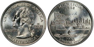 2005-D Minnesota Statehood Quarter 25C Uncirculated Coin Denver mint 064