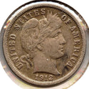 1912 Barber Silver Dime - Philadelphia Mint - MB915