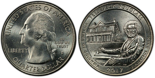 2017-D Frederick Douglass DC Nat Parks NP ATB 25C Unc Quarter Denver mint 078