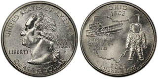 2002-P Ohio State Quarter - Uncirculated Coin - Philadelphia Mint 033