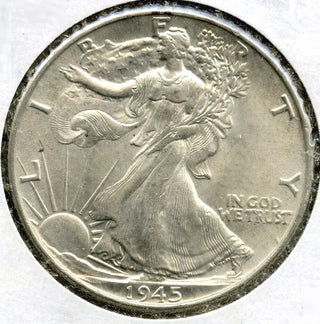 1945 Walking Liberty Silver Half Dollar - Philadelphia Mint - G835
