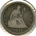 1875-S 20 Cent Coin - Twenty Cents - San Francisco Mint - A866