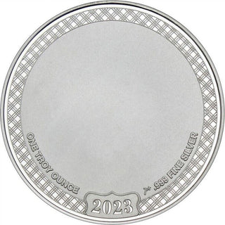 2023 For Your Anniversary Married Couple Doves Gift 999 Silver 1 oz Medal Round