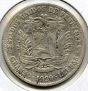 1929 Venezuela Silver Coin Bolivar - 10 Gram - G483