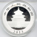 2013 China .999 Silver Panda 1 oz Coin - Chinese Ounce Bullion - DN591