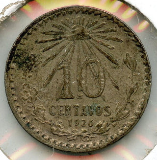 1926 Mexico Coin 10 Centavos - Republica Mexicana - CC921