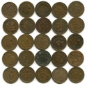 1883 Indian Head Cent Pennies 50-Coin Roll - Penny Lot Collection - B289