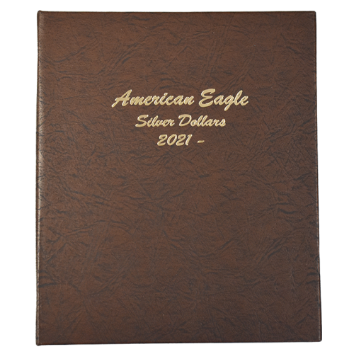 Dansco Album 7182 American Eagle Silver Dollars 2021- 2 Pages -DM644