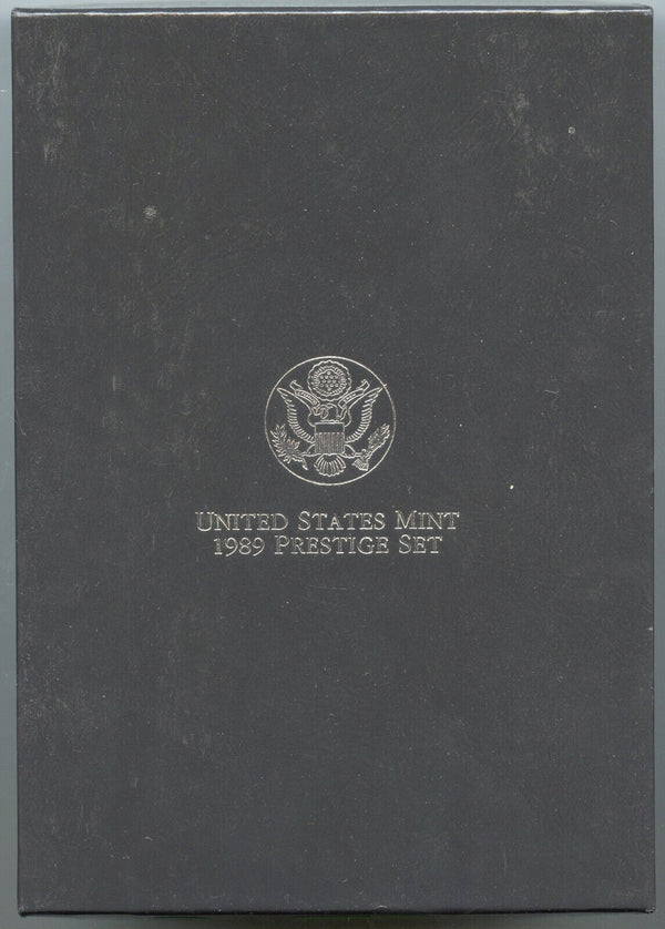 1989 Prestige Coin Set United States Mint OGP Case & COA Certificate - B496
