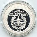 Battle of Fallen Timber Dollar Shawnee Tribe 999 Silver 1 oz 2009 Medal - H150