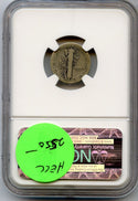 1916-D Mercury Silver Dime NGC VG8 10c Certified Coin Denver Mint - JP025