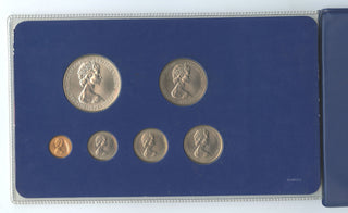 1973 First Coinage of The British Virgin Islands Unc 6 Coin Specimen Set -DN546