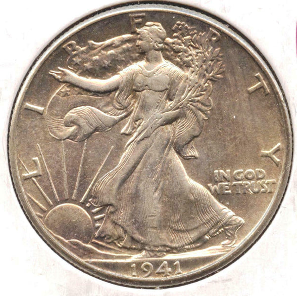 1941-P Walking Liberty Silver Half Dollar - Philadelphia Mint - MB682