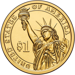 2013-P William Howard Taft Presidential Dollar US Golden $1 Coin Philadelphia