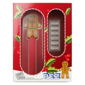 2020 PEZ Gingerbread Man Dispenser PAMP Suisse 5g .999 Silver 6pc Wafers - JP382