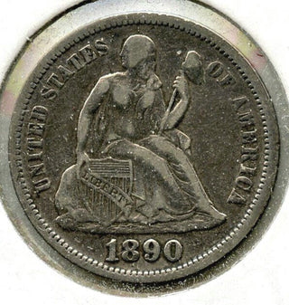 1890 Seated Liberty Silver Dime - Philadelphia Mint - C953