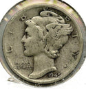 1945-S Mercury Silver Dime - Micro S - San Francisco Mint - C651