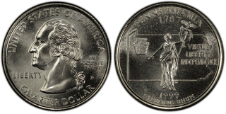 1999 Pennsylvania State Quarter - Philadelphia Mint 003