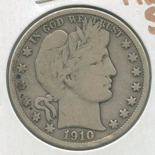 1910-S Silver Barber Half Dollar 50c San Francisco Mint  - KR313