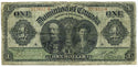 1911 Ottawa Dominion of Canada Currency Bank Note $1 Dollar - H122