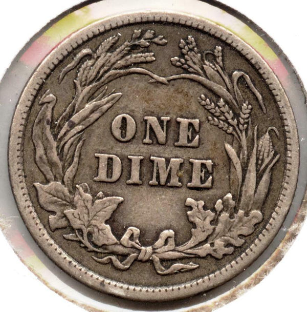 1911 Barber Silver Dime - Philadelphia Mint - MB920