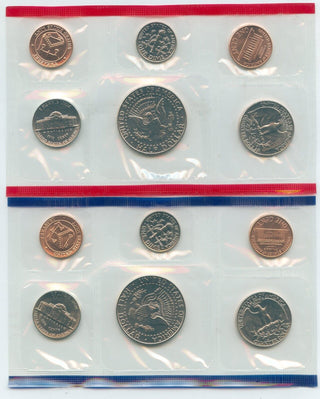 1991-P & D US Uncirculated Mint Set 10 Coin Set United States Philadelphia