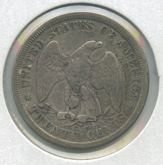 1875 CC 20 Twenty Cent Piece Carson City Mint  US Coin DN724
