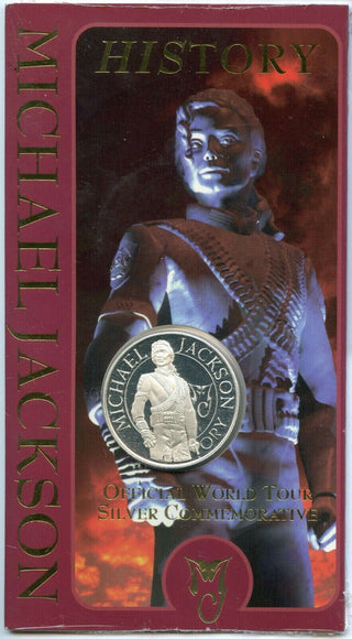 Michael Jackson 999 Silver 1 oz Art Medal Round King of Pop Music ounce - JM784