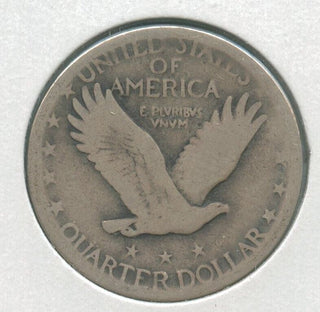1927-D Silver Standing Liberty Quarter 25c Denver Mint - KR72