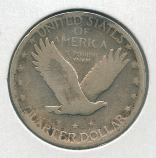 1926-S Silver Standing Liberty Quarter 25c San Francisco Mint - KR69