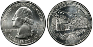 2014-P Great Smoky Mountains Tennessee NP ATB 25C Quarter Philadelphia mint 041