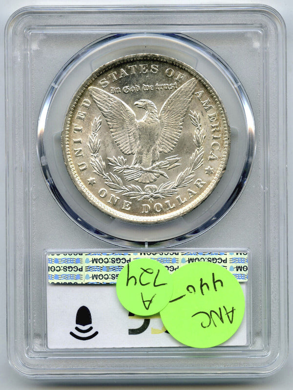 1890-O Morgan Silver Dollar PCGS MS 64 Certified - New Orleans Mint - A724