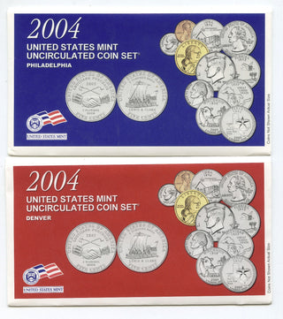 2004 United States Uncirculated US Mint Coin Set -OGP Philadelphia & Denver