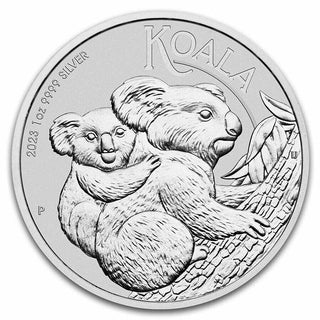 2023 Australia Koala 9999 Silver 1 oz Coin $1 Dollar BU Perth Mint - JP318