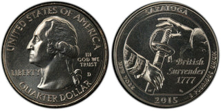 2015-D Saratoga New York National Parks NP ATB 25C Unc Quarter Denver mint 060