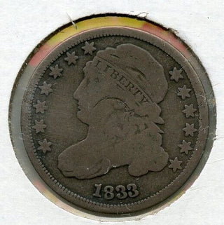 1833 P Silver Bust Dime 10C Philadelphia Mint -ER12
