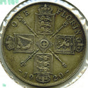 1820 Great Britain .5000 SIiver One Florin Coin -DM261